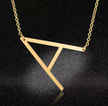 Load image into Gallery viewer, Gold Initial Chain
