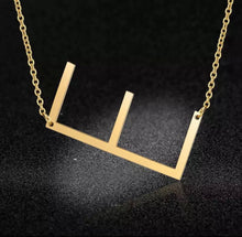 Load image into Gallery viewer, Gold Initial Chain