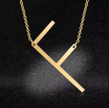 Load image into Gallery viewer, Gold Initial Chain