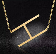 Load image into Gallery viewer, Gold Initial Chain