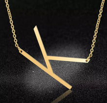 Load image into Gallery viewer, Gold Initial Chain