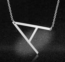 Load image into Gallery viewer, Silver Initial Chain