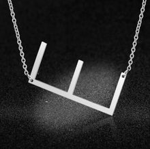 Load image into Gallery viewer, Silver Initial Chain