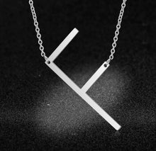 Load image into Gallery viewer, Silver Initial Chain