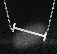 Load image into Gallery viewer, Silver Initial Chain