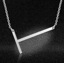 Load image into Gallery viewer, Silver Initial Chain