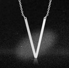Load image into Gallery viewer, Silver Initial Chain