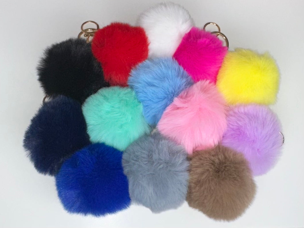 Pom Pom Keychain